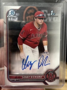 SONNY DICHIARA 2022 BOWMAN CHROME DRAFT 1ST AUTO - Bild 1 von 2