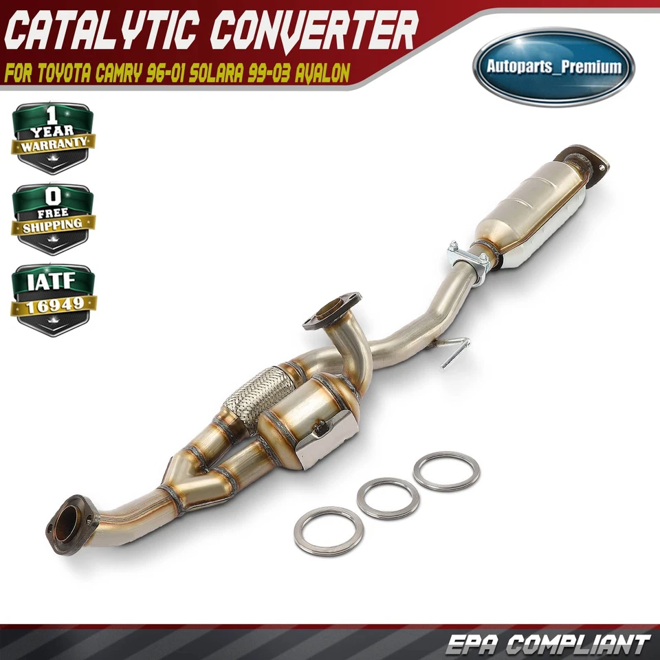 Convertidor catalítico para Toyota Camry 96-01 Solara 99-03 Avalon Lexus ES300 SC300 Foto 1 de 4