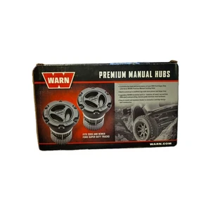Warn Premium Manual Hubs 95060 For FORD 05 & Newer Super Duty Trucks Black - New - Picture 1 of 9