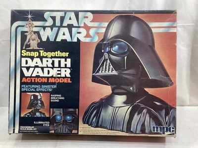 1978 Vintage MPC Star Wars Darth Vader Helmet Model Kit Boxed Complete Unused - Image 1 of 4