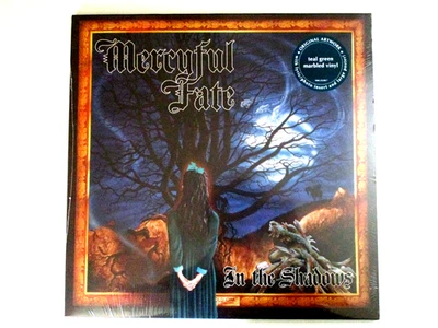 MERCYFUL FATE IN THE SHADOWS LP TEAL GREEN MARBLED VINYL KING DIAMOND - Image 1 of 2