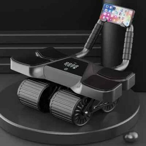 Royal Blaze 4-Wheel Abdominal Roller Elbow Support Anti-Slip Exercise Machine - Picture 1 of 18