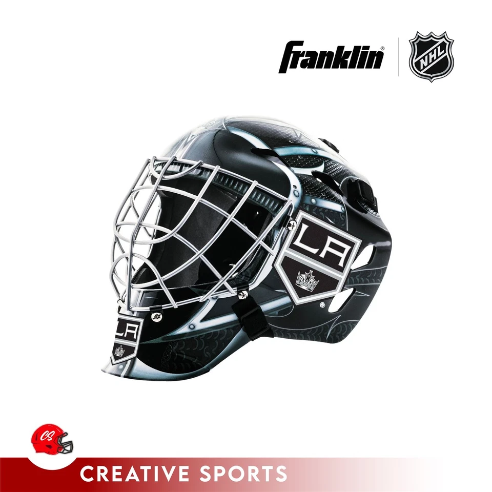 Máscara de portero de tamaño completo de Los Angeles Kings Foto 1 de 1