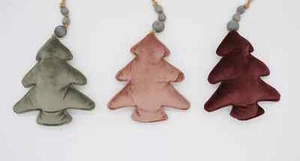 Hänger Tannenbaum aus Samt, Weihnachten, Aufhängen, Dekoration, Deko, - Bild 1 von 1