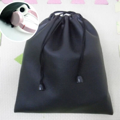 PU Leather Portable Wireless Headphones Box Carrying Headset Pouch Storage Bag⇓ - Image 1 of 4