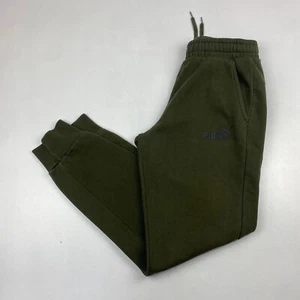 PUMA Olive Green Joggers , Sweatpants Men’s , Size Small - Picture 1 of 6