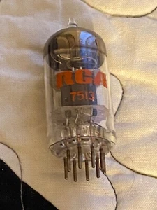 Vintage RCA 12AT7 Guitar Amplifier Preamp tube in Used Condition - Picture 1 of 7