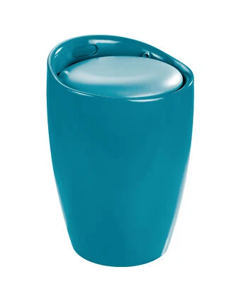 WENKO Bad Hocker CANDY Wäsche Korb 20 L Sack Sammler Sitz Sortierer Box Gäste WC - Bild 1 von 4