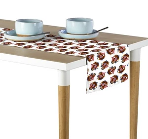 Corredores de mesa American Bald Eagle blancos - 12"x72" o 14"x108" - Imagen 1 de 1