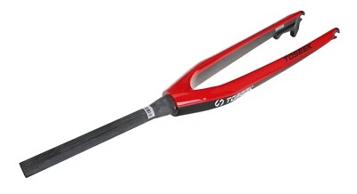 TOSEEK Bicycle Carbon Fiber Forks Rigid Tapered Tube Fork MTB Bike Forks 1-1/8" - Image 1 of 4