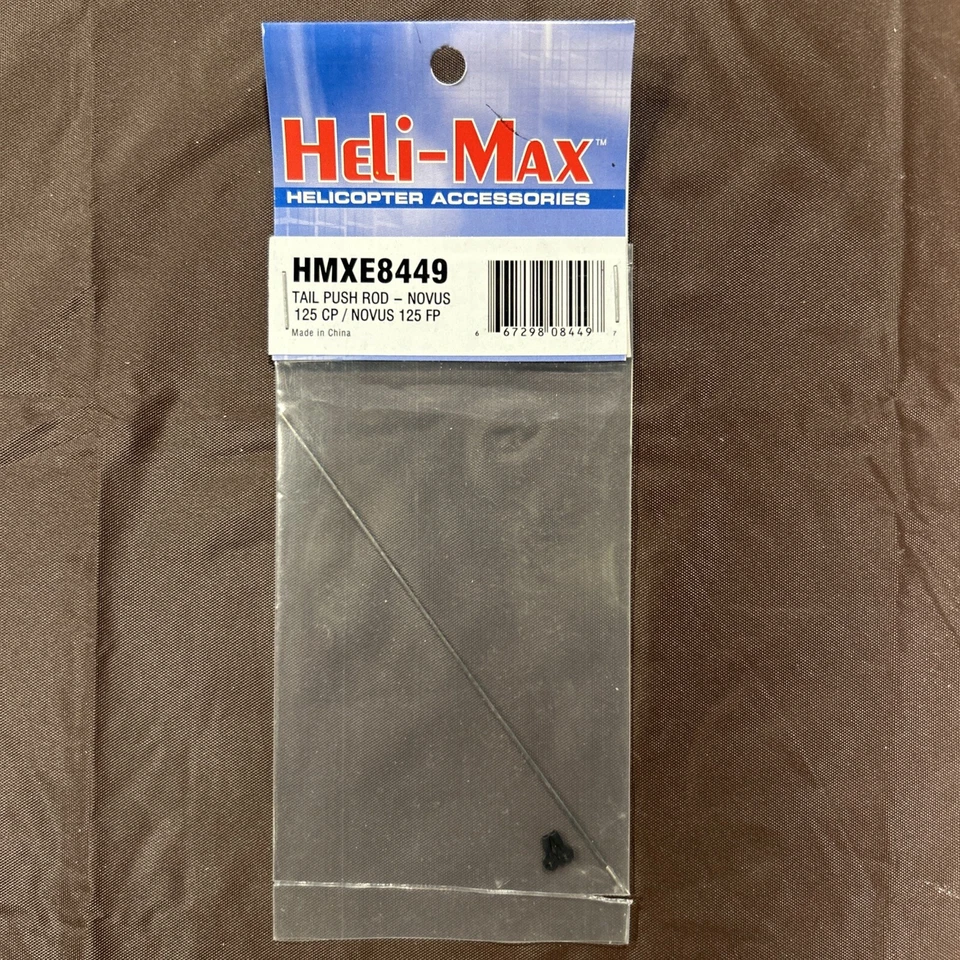 Helimax Novus 125 CP / 125 FP - Tail Push Rod #HMXE8449. - Image 1 of 1