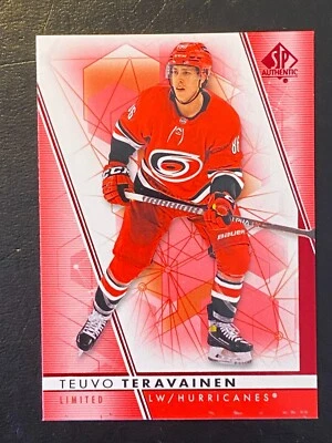 Teuvo Teravainen 2022-23 SP Authentic Limited RED #65 Carolina Hurricanes - Image 1 of 2