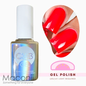 Color Club GEL Love Links - Bright Warm Red Creme Nail Polish UV LED 15ml - Picture 1 of 1