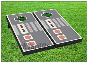 VINYLFOLIEN Cornhole Boards ABZIEHBILDER BagToss Spiel Aufkleber 853 - Bild 1 von 1
