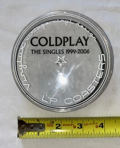 Coldplay LP Coasters The Singles 1999-2006 Vinylux dischi riciclati album design - Foto 1 di 5