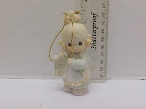 1992 Precious Moments Girl Ornament Dear Santa 527696 By Enesco - Picture 1 of 4