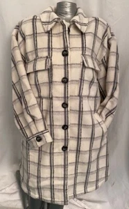 CHAQUETA LARGA DE MUJER RARA NUEVA CON ETIQUETAS Ava + Viv - Talla 2X / XXL - Abrigo suave de invierno - Imagen 1 de 7
