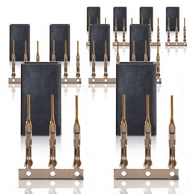 JR Graupner Uni Buchse Servobuchse Goldkontakte 10 Stk partCore 100071 - Bild 1 von 3