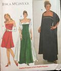 Simplicity 8036 Misses Formal Evening Dress & Wrap  Prom Wedding  Size 10 12 14