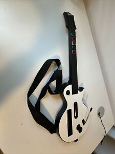 Nintendo Wii Gitarrenheld Gibson Les Paul weiß GETESTET 95125.805 rot Oktane