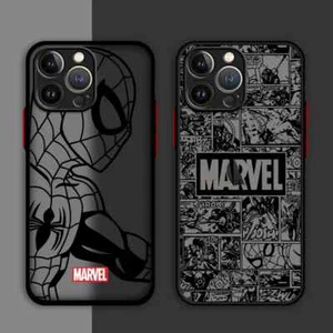 Marvel Spiderman Hülle für Apple iPhone 16 12 Mini 13 Pro Max 14 Plus XS X Cover - Bild 1 von 19