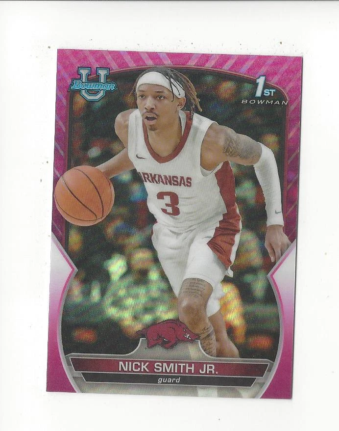 2022-23 Bowman Chrome U University Basketball Pink Refractor Singles -You Choose - Image 1 of 1