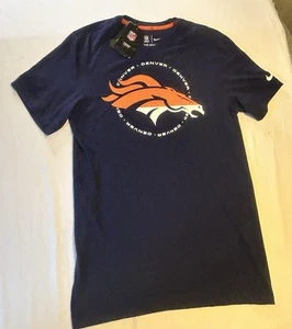 Nike NFL Denver Broncos T-Shirt Small S Team Apparel Cotton Tee NWT - Picture 1 of 5