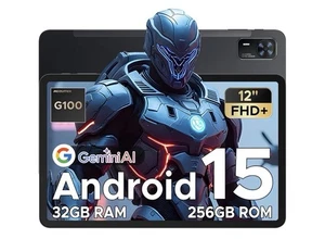 DOOGEE Tab E3+ Tablet 12 Zoll 256GB 32GB RAM 90Hz FHD+ Display 5G WLAN LTE - Bild 1 von 9