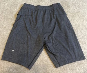 LULULEMON Men's Running Shorts Linerles Charcoal Gray Size XL - Picture 1 of 12