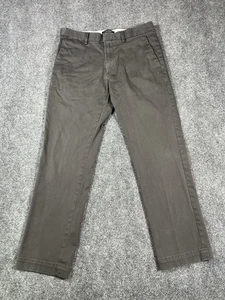 Banana Republic Aiden schmale Passform Chinohose Herren Größe 32 x 30 grau Freizeit adrett - Bild 1 von 11