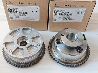 OEM 243502E700 243702E020 CVVT Assy 2.0L IntakeExhaust Set Hyundai Elantra Kia F - Image 1 of 4