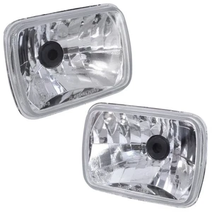 Crystal Halogen H4 Headlights for Toyota Hilux MK1 / MK2 RHD (Pair) - Picture 1 of 9