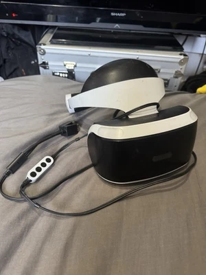 Sony CUH-ZVR1 PlayStation VR Headset for PlayStation - Black Untested - Image 1 of 4
