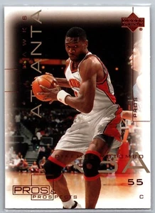 2000-01 Upper Deck Pros & Prospects - Dikembe Mutombo #1 Atlanta Hawks NBA Card - Picture 1 of 2