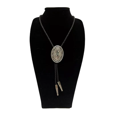 Corbata Bolo Doble S Ovalada con Cuerda 22806 Foto 1 de 2