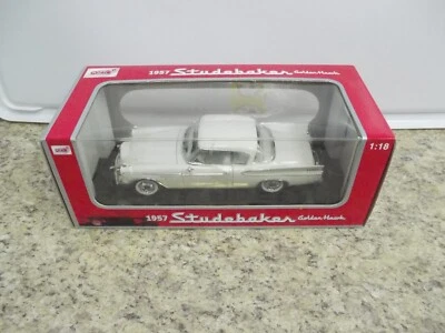 Anson 1957 Studebaker Golden Hawk White Car 1/18 NIB In Box - Image 1 of 4
