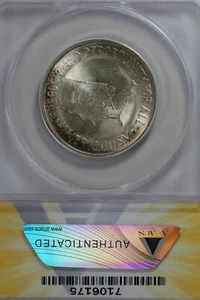 1951-S .50 ANACS MS 66 WASHINGTON-CARVER Classic Silver Commemorative - Picture 1 of 2