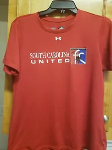 Under Armour Loose Heatgear CAP FC UNITED Women's Active Shirt Sz MD - Picture 1 of 8