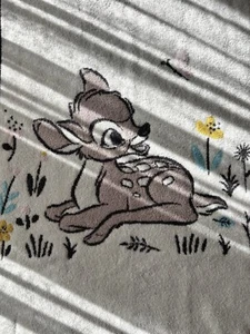 Barefoot Dreams Disney Baby and Kids Blanket Ivory Bambi GREAT CONDITION - Picture 1 of 5