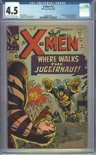 X-Men 13 (CGC 4.5) 2nd app. Juggernaut Human Torch Matt Murdock Kirby 1965