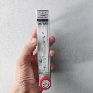 10-100ml Gas Glass Rotor Flowmeter LZB-3WB6 Air Body Oxygen Hydrogen Nitrogen Am - Picture 1 of 10