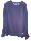 Vintage Mens M Tommy Jeans Pullover Sweater Navy W Red White Stripes Logo