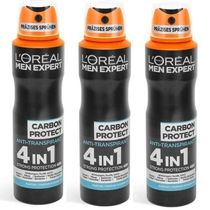 3x 150ml Loreal Men Expert 72h Anti-Transpirant Spray Carbon Protect 5in1 - Bild 1 von 1