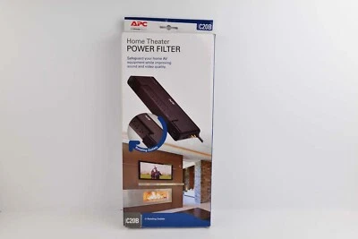 Brand New APC C20B AV C Type 8 Outlet Power Filter, 120V Black - Image 1 of 4