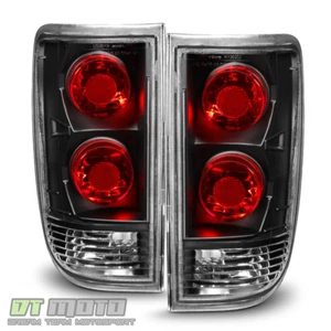 Black 1995-2005 Chevy Blazer GMC Jimmy S10 Tail Lights Brake Lamps Aftermarket - Picture 1 of 7