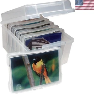 Waterproof Clear Photo Storage Box with Snap Closure - 7 Compartments - Picture 1 of 2