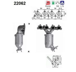 84 KW 114 CV CATALIZZATORE PER Honda Civic VI Aerodeck MB, MC 1.5 16V - Imagen 1 de 1