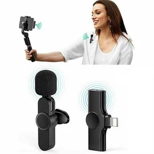 GameMantra Wireless Lavalier Microphone Mic for iPhone iPad Vlog Live Stream ... - Picture 1 of 10