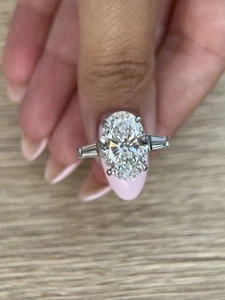 18k Ring F VS1 10,70 Karat Laborgefertigter Diamant IGI Zertifikat Geschenk für Sie - Bild 1 von 7