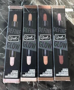 SLEEK DEFINE GLOW FACE FORM CONTOUR & HIGHLIGHT STICK CHOOSE SHADE NEW FREEPOST - Picture 1 of 11